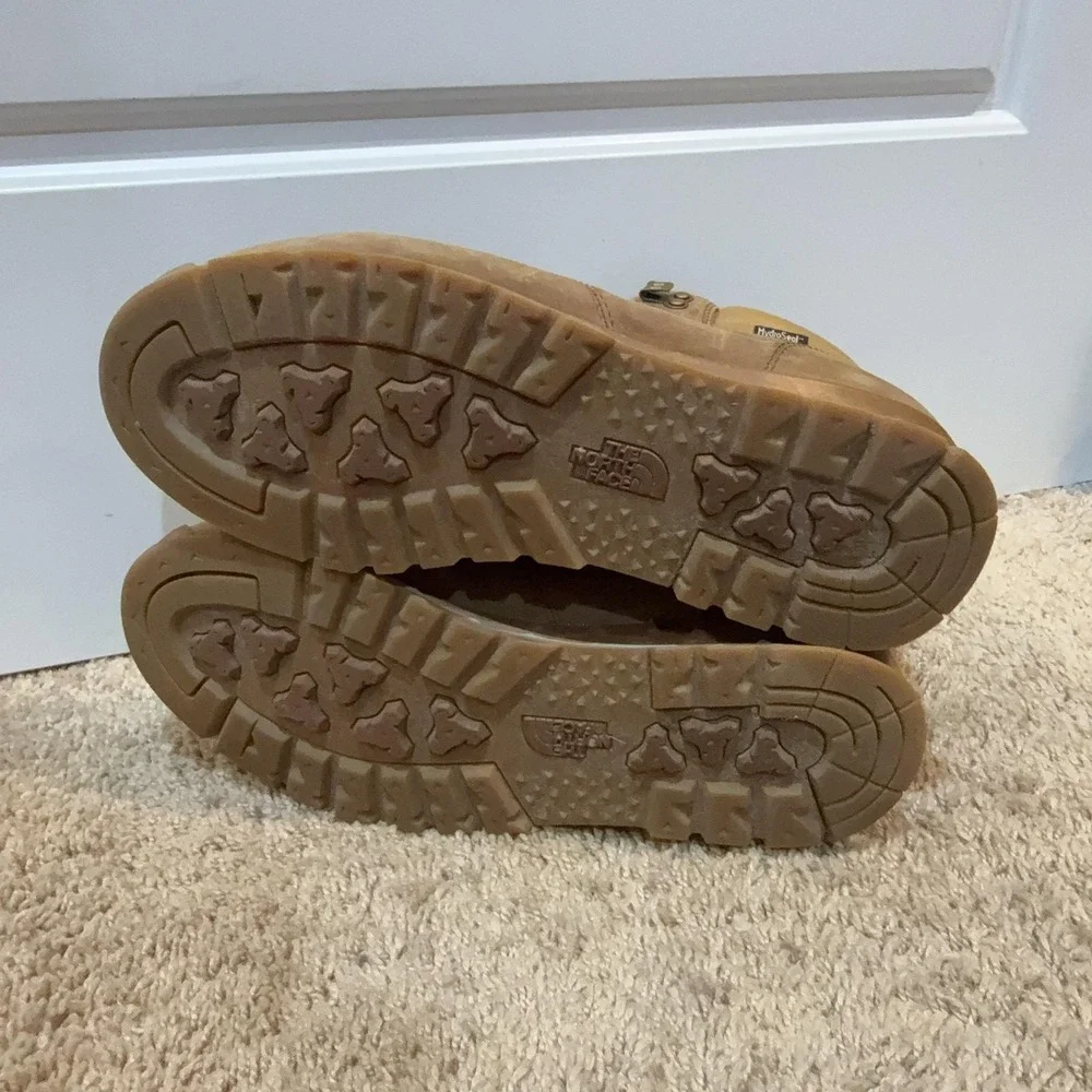 The North Face Boots Mens Size 9 Brown Leather Waterproof Snow Hiking Ankle